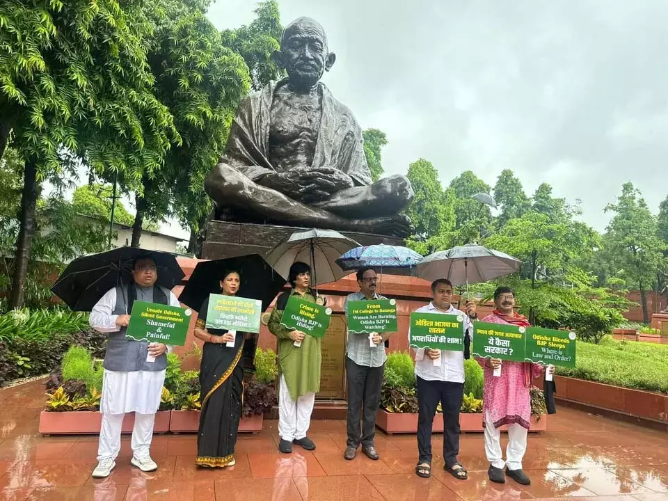 FM कॉलेज के छात्र की मौत पर बीजद सांसदों ने संसद परिसर में प्रदर्शन किया FM कॉलेज के छात्र की मौत पर बीजद सांसदों ने संसद परिसर में प्रदर्शन किया