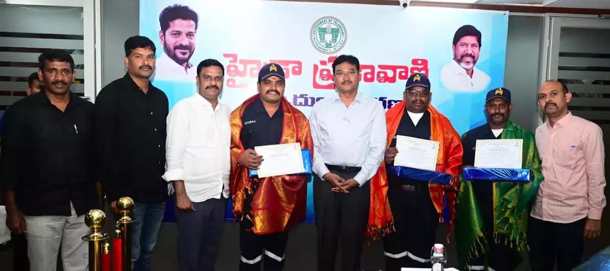 Telangana: बचाव अभियान में हाइड्रा स्टाफ के लिए धन्यवाद Telangana: बचाव अभियान में हाइड्रा स्टाफ के लिए धन्यवाद