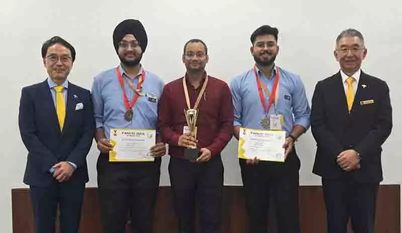 GNA University ने फैनुक इंडिया ओलंपियाड 2025 में तीसरा स्थान हासिल किया GNA University ने फैनुक इंडिया ओलंपियाड 2025 में तीसरा स्थान हासिल किया
