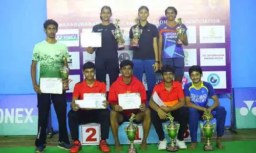 Shashank, सरयू ने तेलंगाना सब-जूनियर बैडमिंटन चैंपियनशिप में एकल खिताब जीते