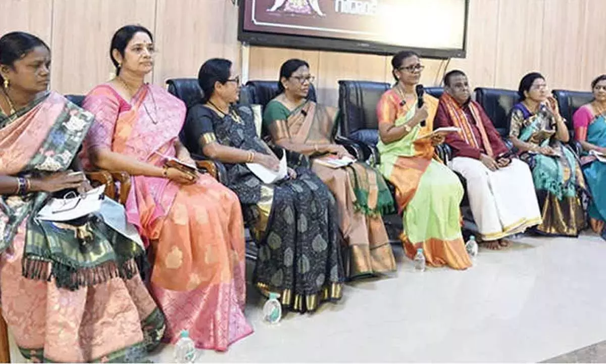 Andhra: गोदांकितवधनम् गोदा देवी अवतारोत्सव का प्रतीक है Andhra: गोदांकितवधनम् गोदा देवी अवतारोत्सव का प्रतीक है