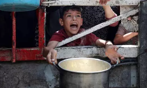 इस समय गाजा पट्टी में अकाल की सबसे खराब स्थिति उत्पन्न हो रही