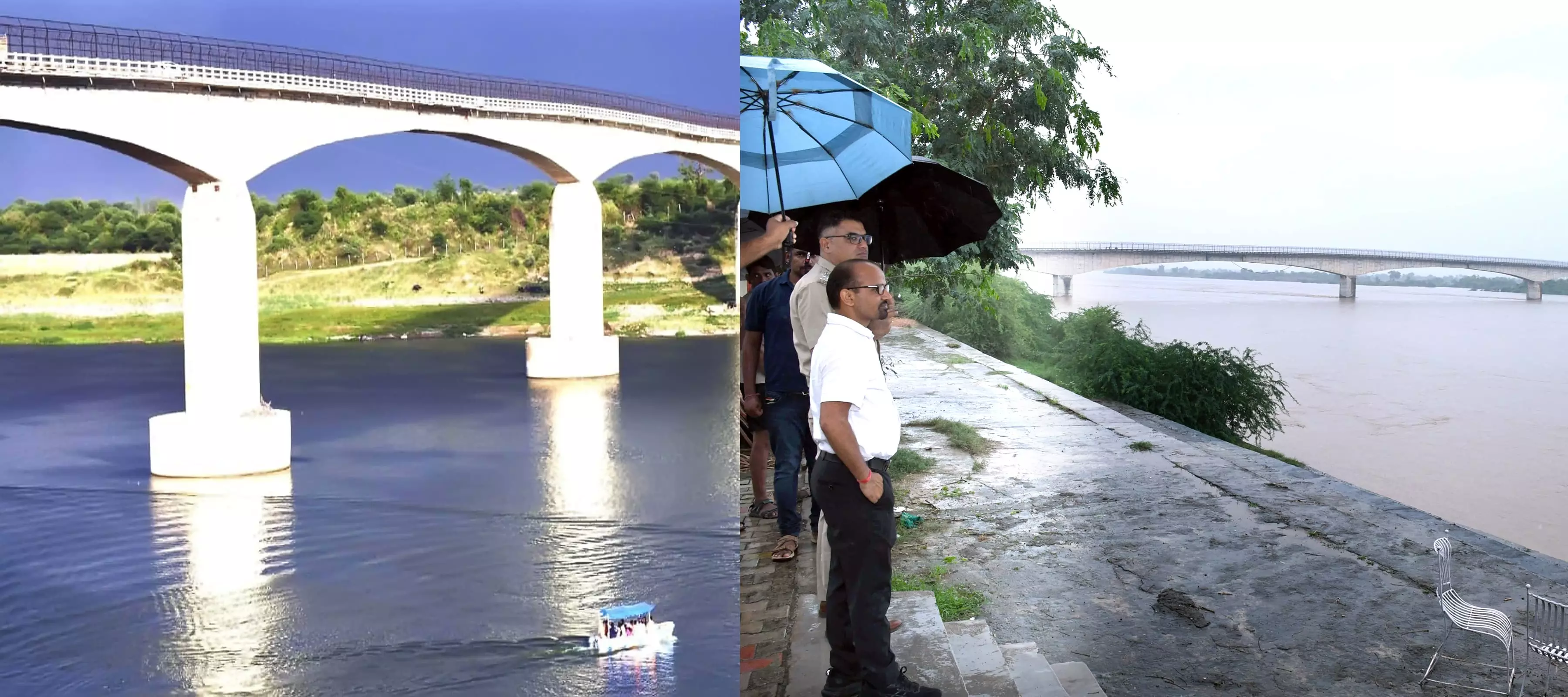 Jaipur: बैराजों से पानी छोड़े जाने के बाद चंबल नदी में उफान, प्रशासन अलर्ट पर Jaipur: बैराजों से पानी छोड़े जाने के बाद चंबल नदी में उफान, प्रशासन अलर्ट पर