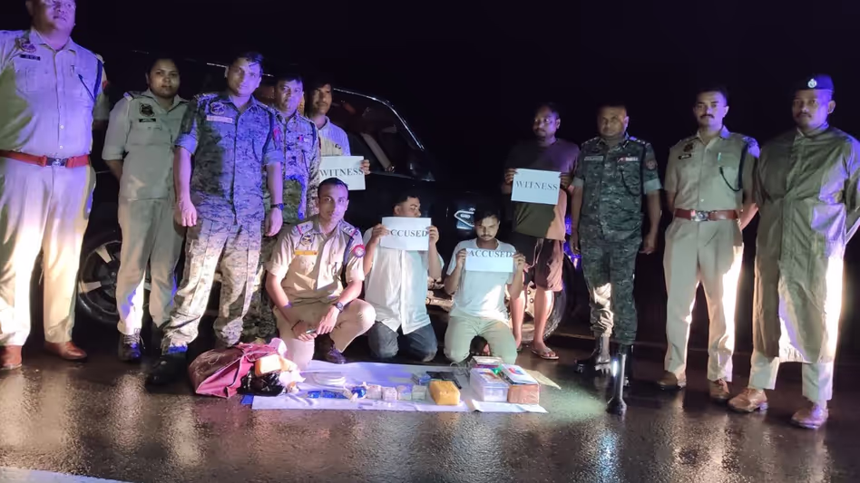 Assam : कछार पुलिस ने 6 करोड़ रुपये की नशीली दवाओं की खेप पकड़ी Assam : कछार पुलिस ने 6 करोड़ रुपये की नशीली दवाओं की खेप पकड़ी