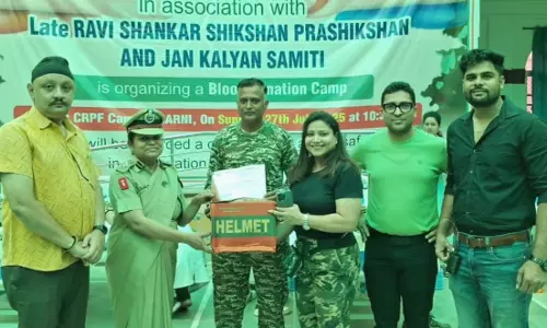 बिलासपुर में रक्त दान करके मनाया गया सीआरपीएफ रेसिंग डे