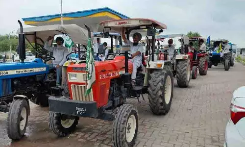 Punjab: ट्रैक्टर रैलियां, किसानों ने भूमि अधिग्रहण प्रस्ताव को लेकर आप सरकार पर निशाना साधा
