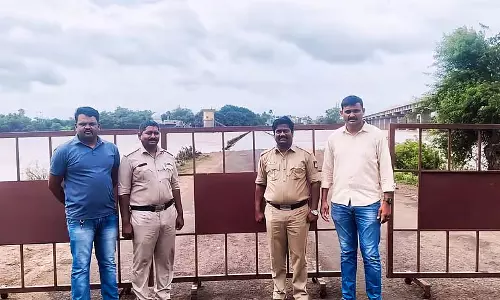 Kagwad : उगारा-कुदाची पुल पर पानी भर गया
