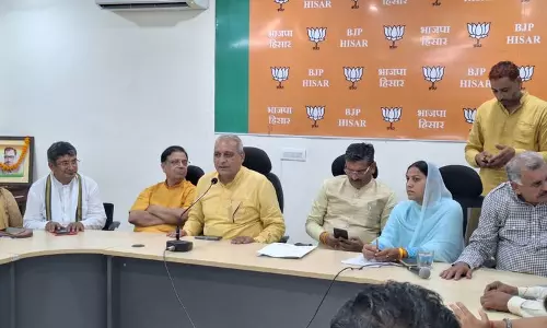 BJP के शासन में शांति के कारण उद्योग स्थापित हो रहे BJP के शासन में शांति के कारण उद्योग स्थापित हो रहे