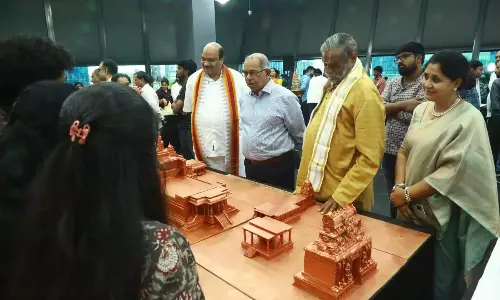 Telangana: सप्त सिंधु मंदिर वास्तुकला का प्रदर्शन