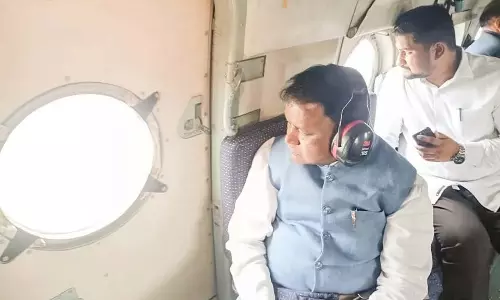 CM ने बाढ़ प्रभावित उत्तरी ओडिशा का हवाई सर्वेक्षण किया
