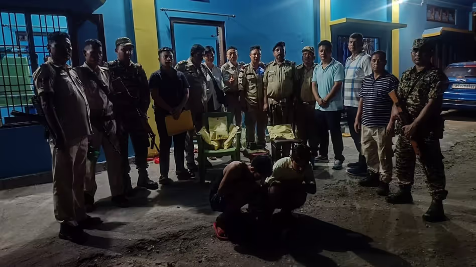 Arunachal -असम संयुक्त छापेमारी में 20 लाख रुपये की हेरोइन जब्त