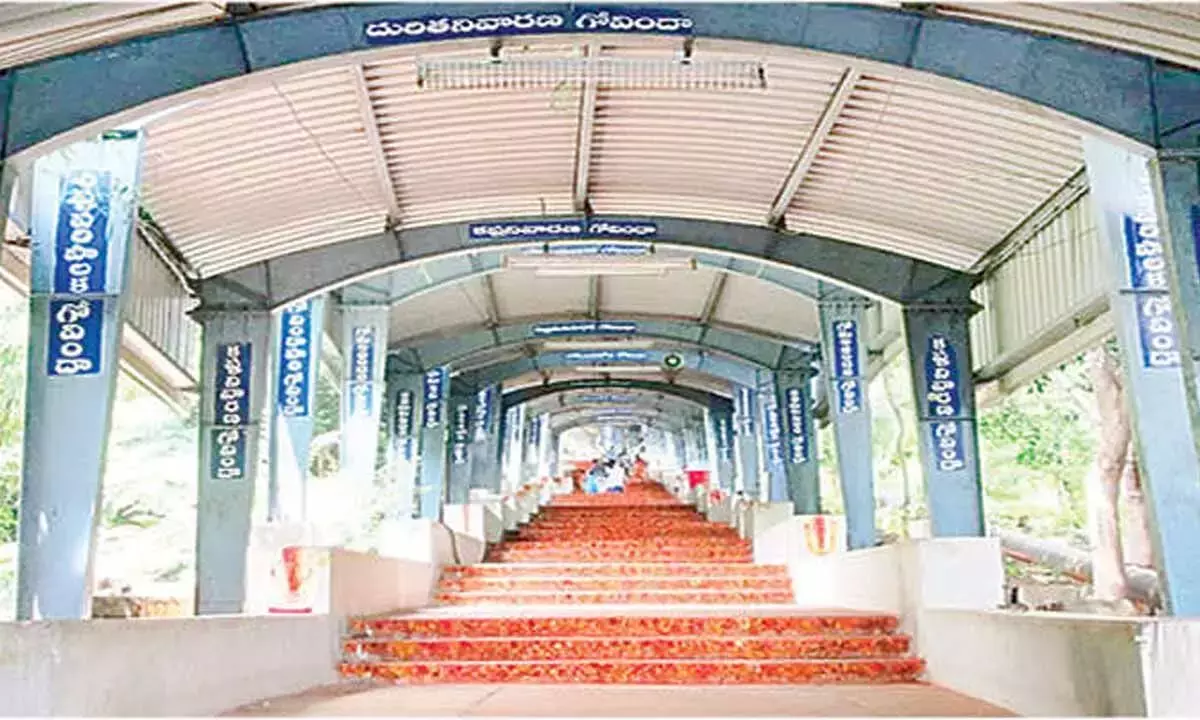 Andhra: हाथी देखे जाने के बाद श्रीवारी मेट्टु में भक्तों की आवाजाही कम हो गई