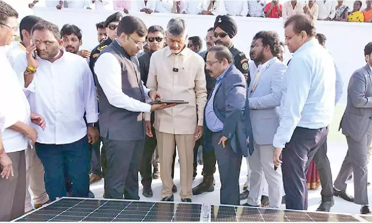 Andhra: नई हरित ऊर्जा पहल के तहत कुप्पम पूरी तरह सौर ऊर्जा से संचालित होने के लिए तैयार