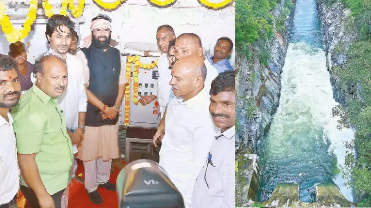Telangana: उत्तम ने उफनते न’सागर से बाढ़ का पानी छोड़ने के लिए शिखर द्वार खोले