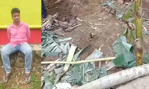 पत्नी और सास की हत्या करने वाले व्यक्ति ने शवों को दफनाने के स्थान पर केले के पेड़ लगाए