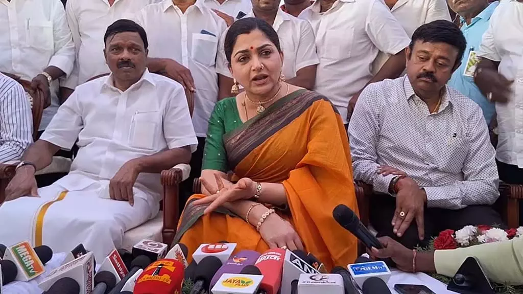 खुशबू समेत 14 लोग तमिलनाडु BJP उपाध्यक्ष नियुक्त: केडी राघवन को फिर मिली जिम्मेदारी खुशबू समेत 14 लोग तमिलनाडु BJP उपाध्यक्ष नियुक्त: केडी राघवन को फिर मिली जिम्मेदारी