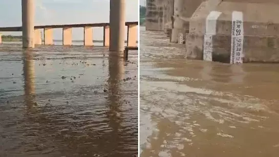 Jaipur: चम्बल नदी खतरे के निशान से 9 मीटर ऊपर, कई जिलों में जलभराव की स्थिति Jaipur: चम्बल नदी खतरे के निशान से 9 मीटर ऊपर, कई जिलों में जलभराव की स्थिति