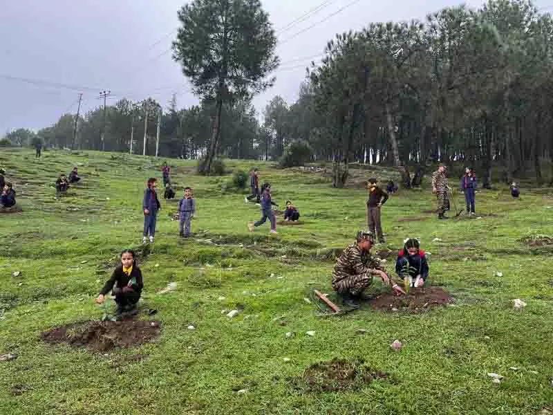 Himachal: पौधारोपण अभियान आयोजित Himachal: पौधारोपण अभियान आयोजित
