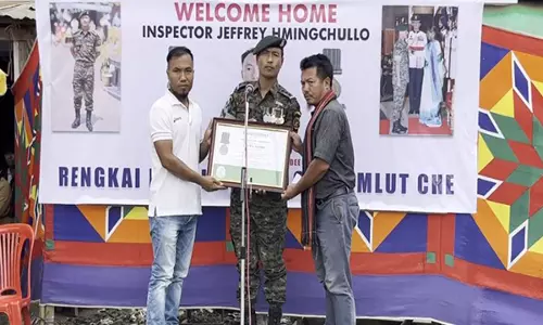 Manipur का गौरव शौर्य चक्र सम्मान के साथ घर पहुंचा