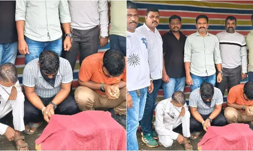 4 लाख रुपये के गांजे के साथ तीन आरोपियों को पुलिस ने दबोचा