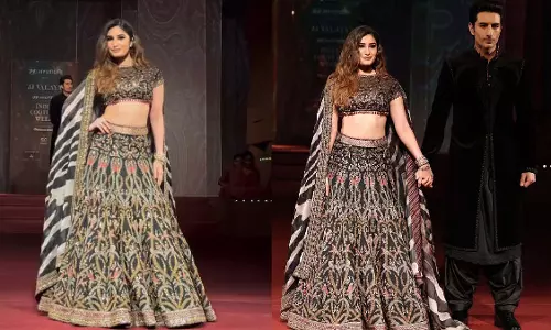 राशा-इब्राहिम की केमिस्ट्री ने रैंप पर बिखेरा जलवा राशा-इब्राहिम की केमिस्ट्री ने रैंप पर बिखेरा जलवा
