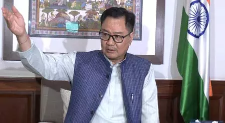राहुल गांधी का भारत विरोधी बयान देना सही नहीं : किरेन रिजिजू राहुल गांधी का भारत विरोधी बयान देना सही नहीं : किरेन रिजिजू
