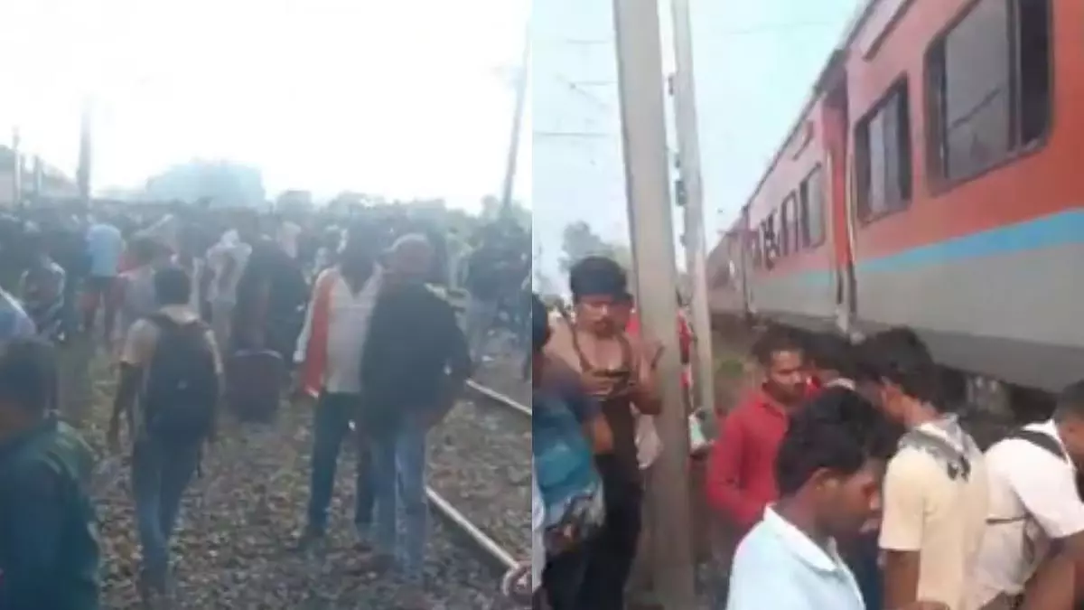 ट्रेन पटरी से उतरी, कानपुर के पास यात्रियों को नहीं हुई कोई चोट ट्रेन पटरी से उतरी, कानपुर के पास यात्रियों को नहीं हुई कोई चोट