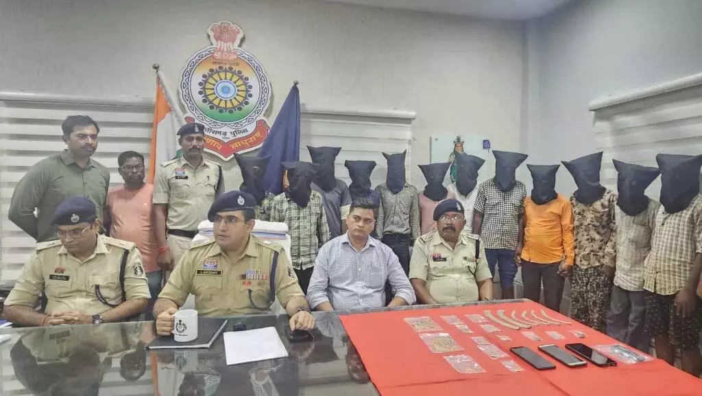 खैरागढ़ में 9 चोरी की वारदातों का खुलासा, 12 आरोपी गिरफ्तार खैरागढ़ में 9 चोरी की वारदातों का खुलासा, 12 आरोपी गिरफ्तार