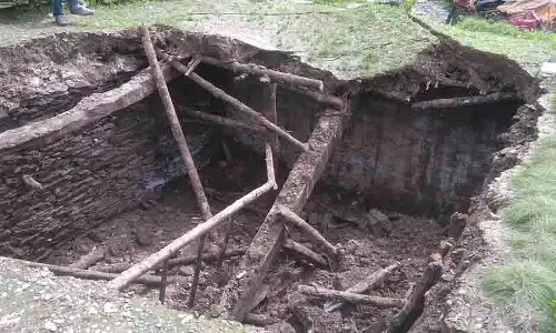 Chamba के सलूणी में बारिश से तबाही