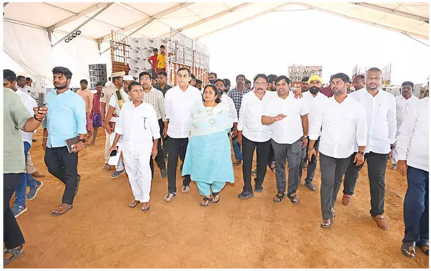 Andhra Pradesh : नायडू की कडप्पा यात्रा के लिए पूरी तैयारी