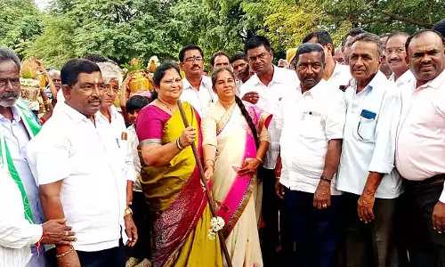 Kodiganahalli: सड़क निर्माण कार्य के लिए भूमि पूजन