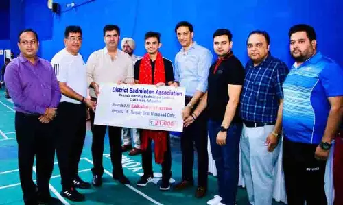 AAI ने खेल अनुबंध योजना के तहत लुधियाना के खिलाड़ी लक्ष्य का चयन किया