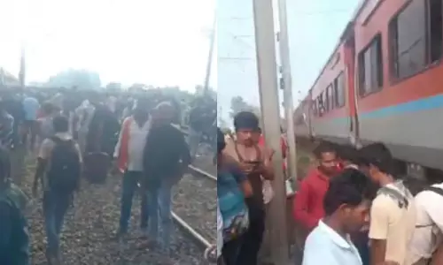 ट्रेन पटरी से उतरी, कानपुर के पास यात्रियों को नहीं हुई कोई चोट ट्रेन पटरी से उतरी, कानपुर के पास यात्रियों को नहीं हुई कोई चोट