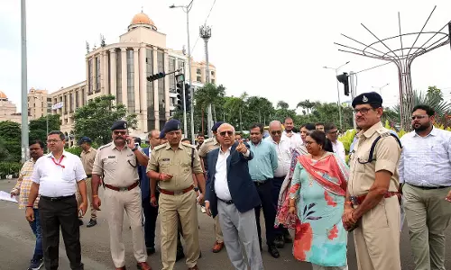 सड़क सुरक्षा पैनल प्रमुख ने भोपाल के 16 ब्लैक स्पॉट का निरीक्षण किया