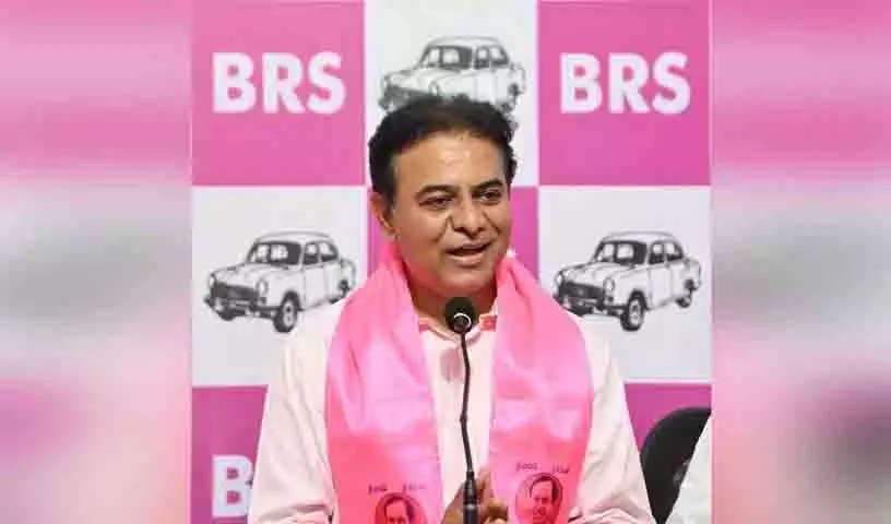 KTR ने यादाद्री थर्मल पावर प्लांट का श्रेय KCR के विजन को दिया KTR ने यादाद्री थर्मल पावर प्लांट का श्रेय KCR के विजन को दिया