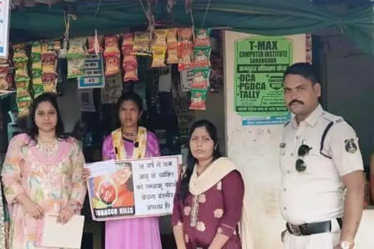 तंबाखू नियंत्रण कानून का उल्लंघन करने पर हुई चालानी कार्रवाई तंबाखू नियंत्रण कानून का उल्लंघन करने पर हुई चालानी कार्रवाई