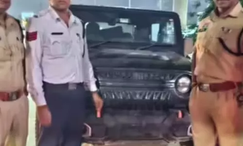 थार का 13 हजार चालान कटा, रायपुर पुलिस ने की कार्रवाई थार का 13 हजार चालान कटा, रायपुर पुलिस ने की कार्रवाई