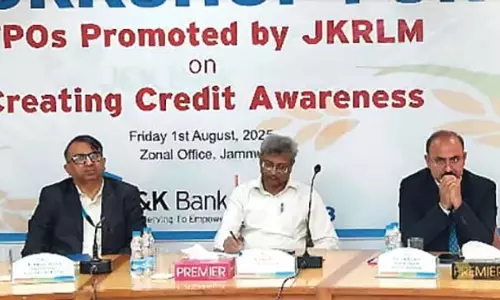 J&K बैंक ने जम्मू में एफपीओ के लिए ऋण जागरूकता कार्यशाला आयोजित की J&K बैंक ने जम्मू में एफपीओ के लिए ऋण जागरूकता कार्यशाला आयोजित की