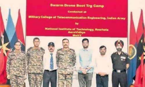 एनआईटी राउरकेला ने सेना को ड्रोन स्वार्म तकनीक सिखाने की सुविधा दी