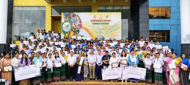 Arunachal: नामसाई और चोंगखाम ने विकास सूचकांकों में पाया उत्कृष्ट स्थान, मिला सम्मान