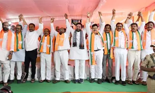 रेवंत रेड्डी दिल्ली में झूठा प्रचार कर रहे हैं: केंद्रीय मंत्री रेवंत रेड्डी दिल्ली में झूठा प्रचार कर रहे हैं: केंद्रीय मंत्री