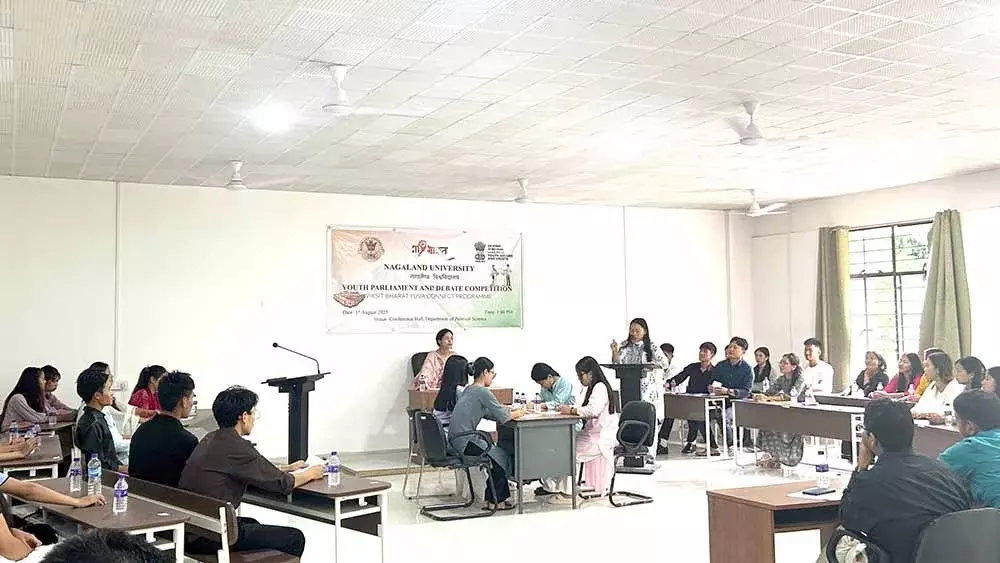 NU  ने युवा संसद और वाद-विवाद प्रतियोगिता का आयोजन