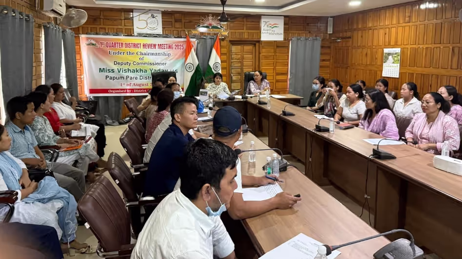 Arunachal : युपिया में जिला समाज की बैठक में स्वास्थ्य संबंधी मुद्दों पर चर्चा