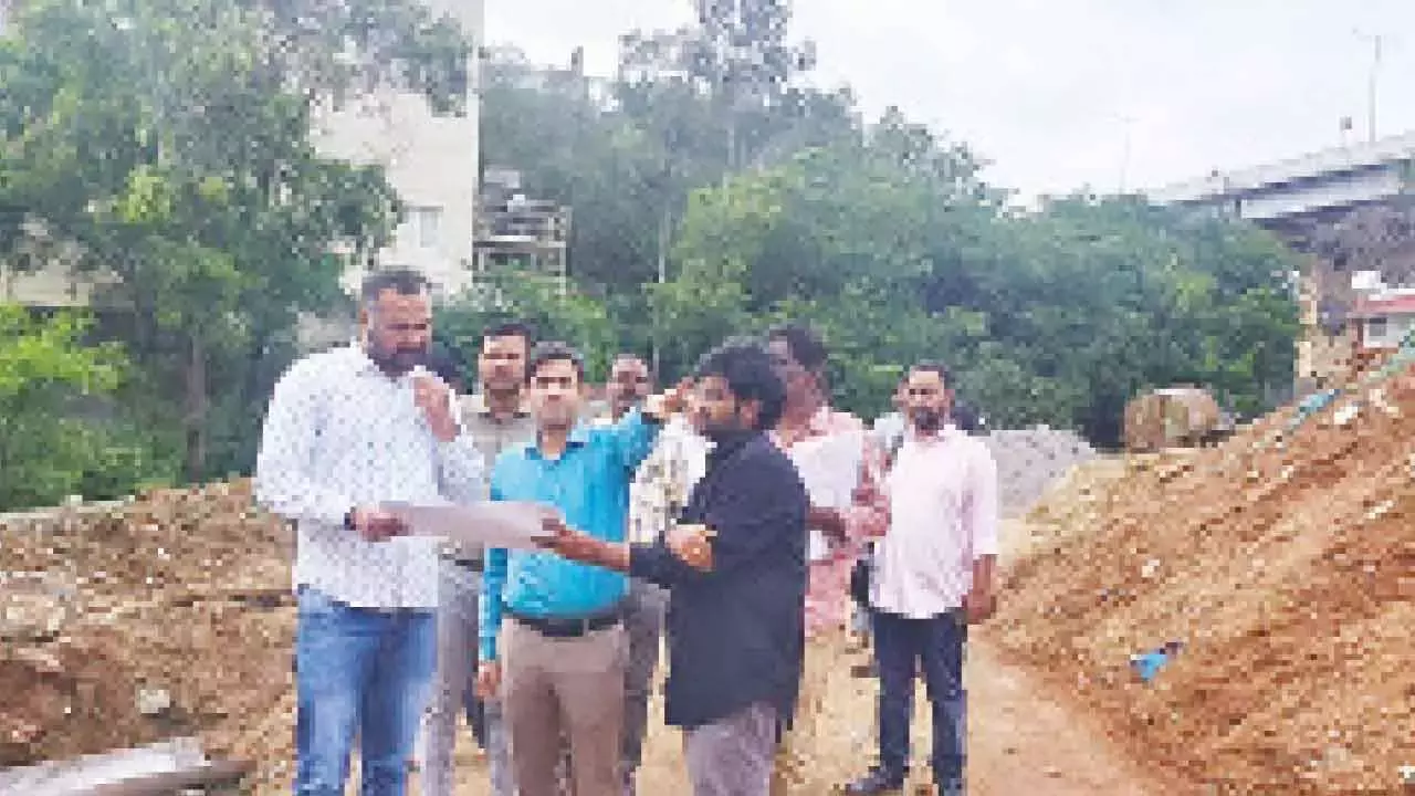 GHMC प्रमुख ने चल रही परियोजनाओं का निरीक्षण किया