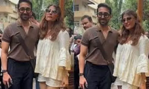 लंच पर साथ नजर आए आयुष्मान-ताहिरा, वीडियो हुआ वायरल लंच पर साथ नजर आए आयुष्मान-ताहिरा, वीडियो हुआ वायरल