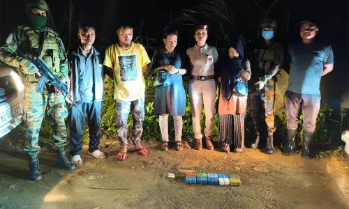 असम राइफल्स और Mizoram पुलिस ने लुंगलेई में 2.55 करोड़ रुपये की हेरोइन जब्त की, चार गिरफ्तार
