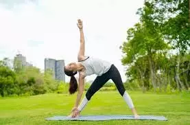 Trikonasana: पाएं मजबूत शरीर और शांत मन, जानें इसके खास फायदे Trikonasana: पाएं मजबूत शरीर और शांत मन, जानें इसके खास फायदे
