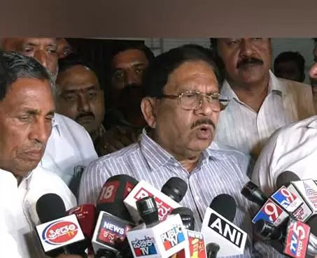 SC आंतरिक कोटा पर जस्टिस नागमोहन दास रिपोर्ट जल्द सौंपी जाएगी: कर्नाटक मंत्री परमेश्वर SC आंतरिक कोटा पर जस्टिस नागमोहन दास रिपोर्ट जल्द सौंपी जाएगी: कर्नाटक मंत्री परमेश्वर
