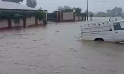 Abohar village में बाढ़ जैसे हालात