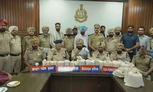 Ferozepur में हेरोइन की एक और बड़ी खेप, 3 गिरफ्तार